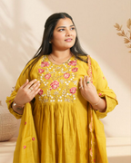 Sunshine Ready Elegance in a Breezy Embroidered Ethnic Suit