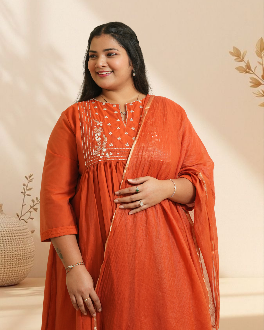 Effortless elegance in a vibrant festive-ready kurta set