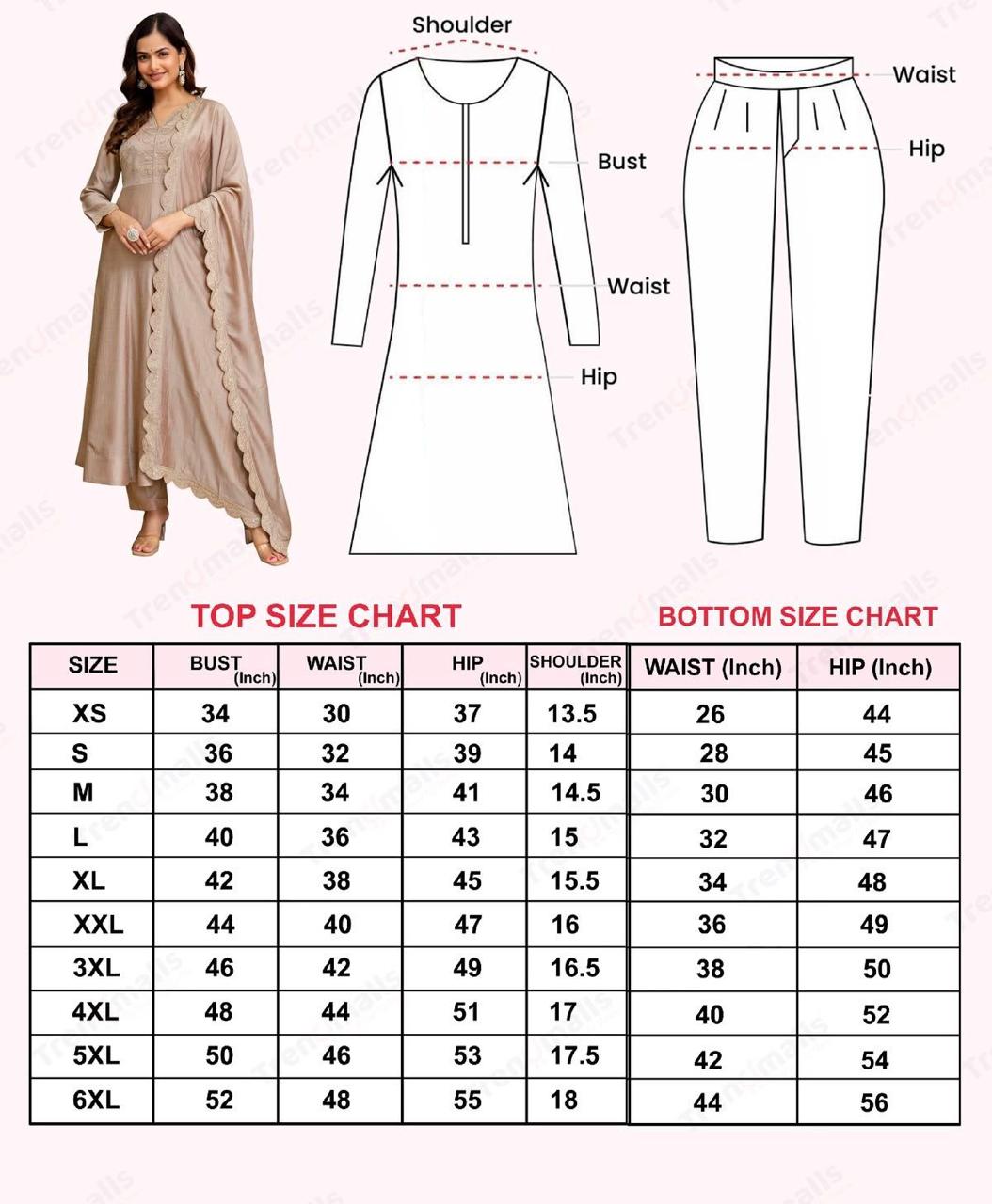 Women Mauve Embroidered Kurta Set with Pants & Dupatta
