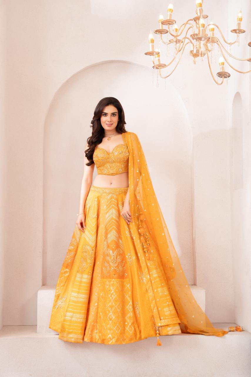 Radiant Sunshine Lehenga Set for Festive