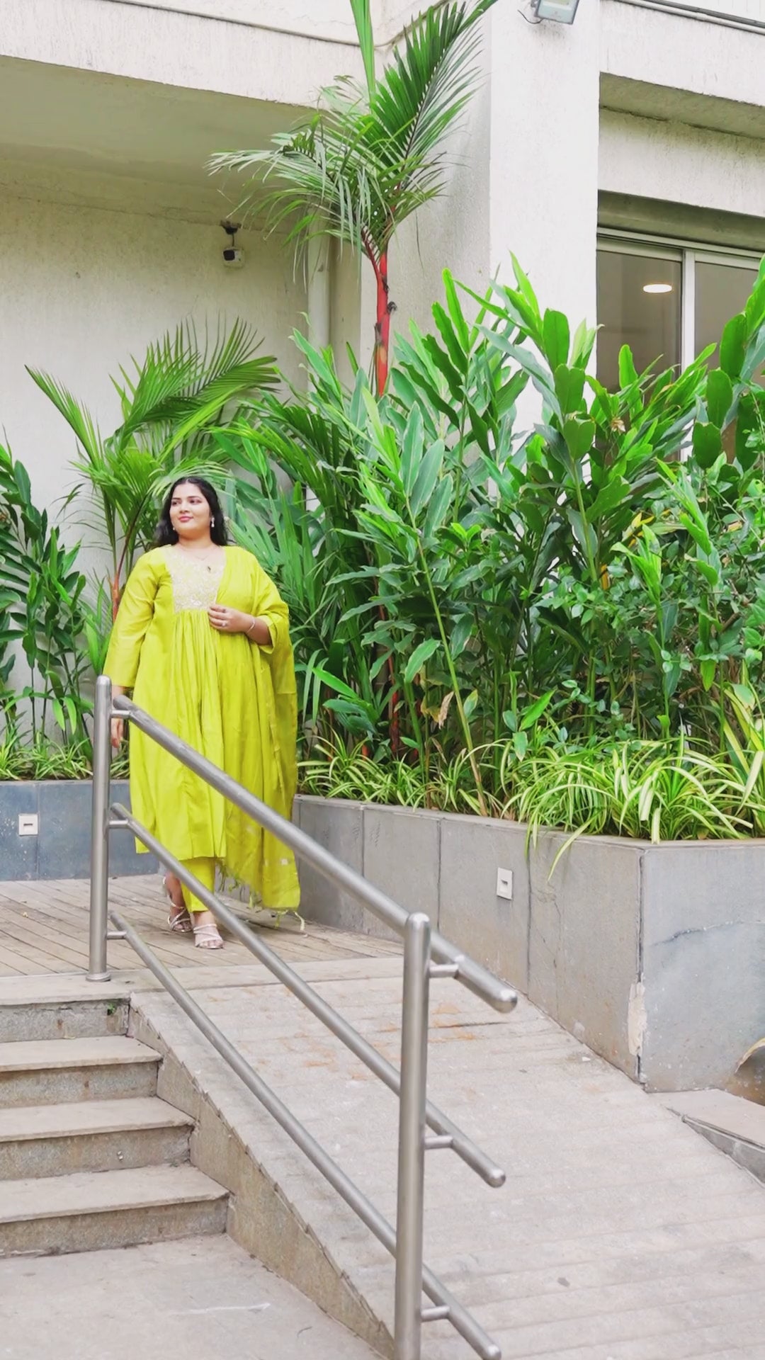 Effortless festive elegance in a vibrant mustard ethnic set